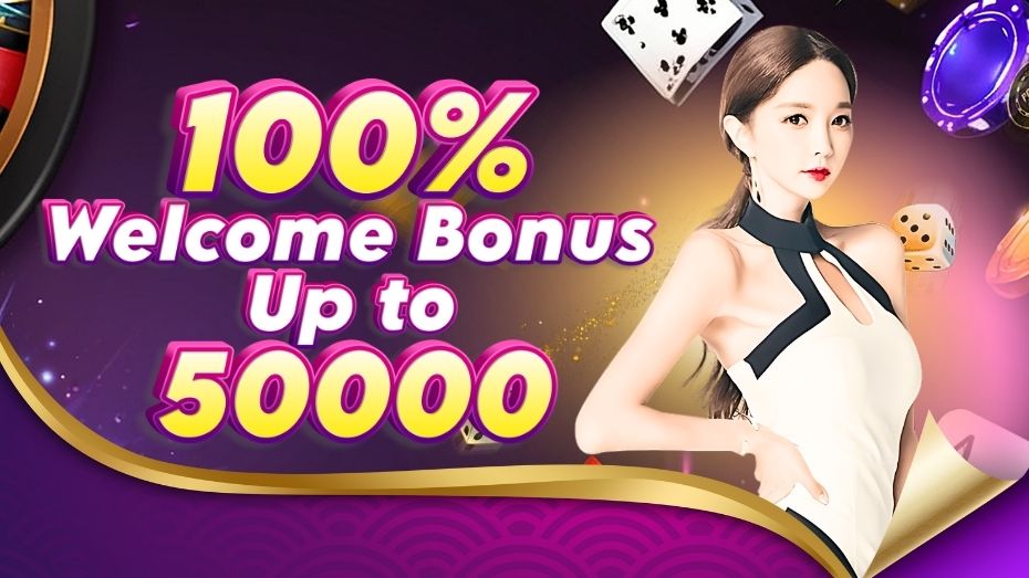 100% Welcome Bonus Up to 50000