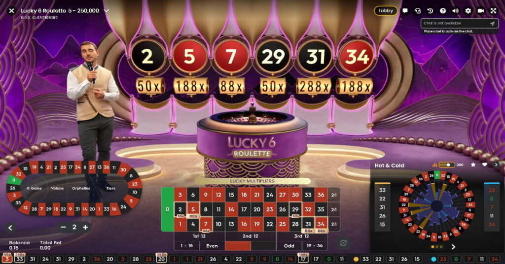 Pragmatic Play Lucky 6 Roulette