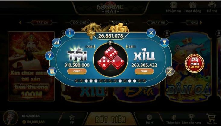 Tài xỉu 68 game bài